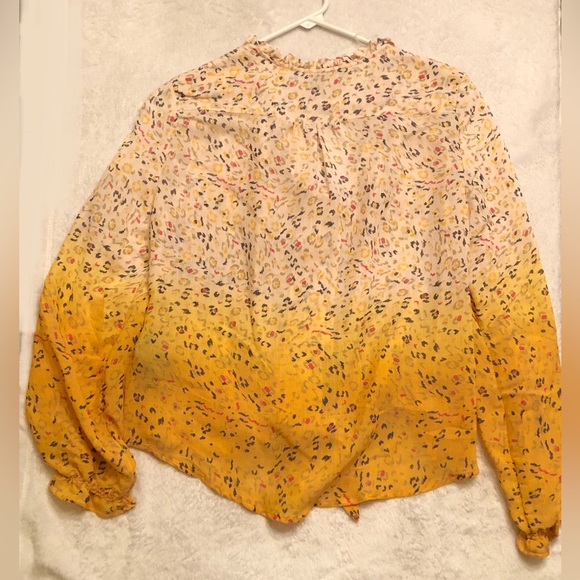 Zac and Rachel Lightweight, Ombré sheer button up top. PS - Picture 3 of 5